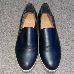 Black Indigo Flat Slip on Shoes